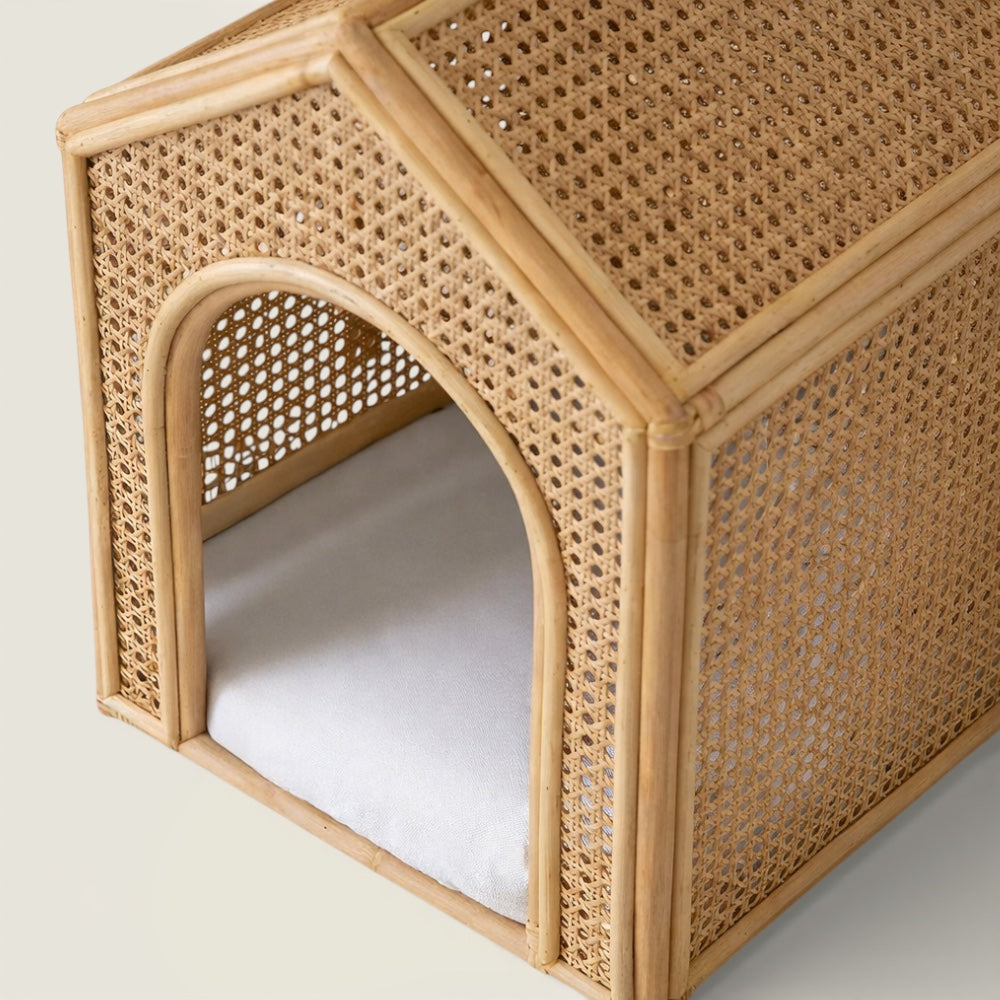 Niche pour Chiot<br>en Osier