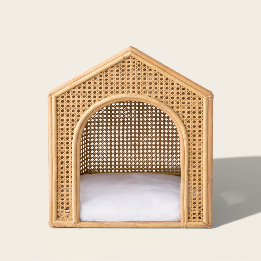 Niche pour Chiot<br>en Osier