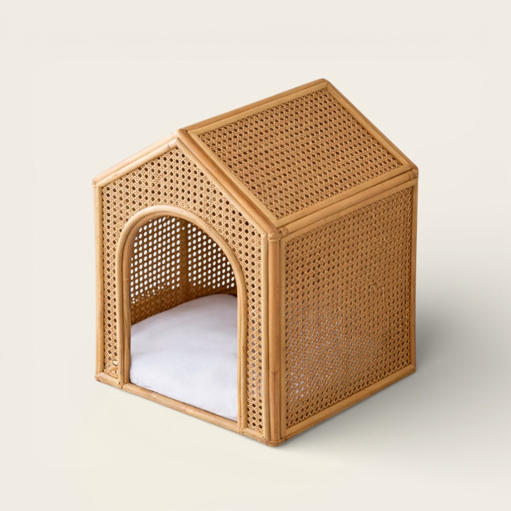 Niche pour Chiot<br>en Osier