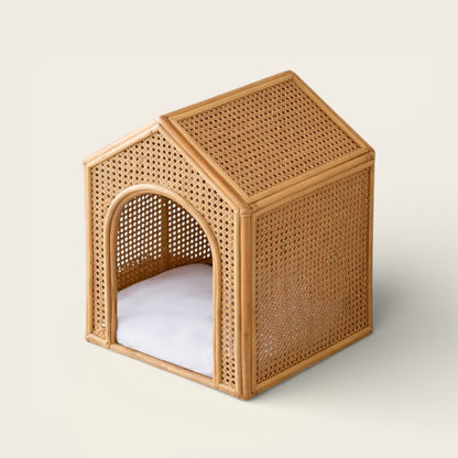 Niche pour Chiot<br>en Osier