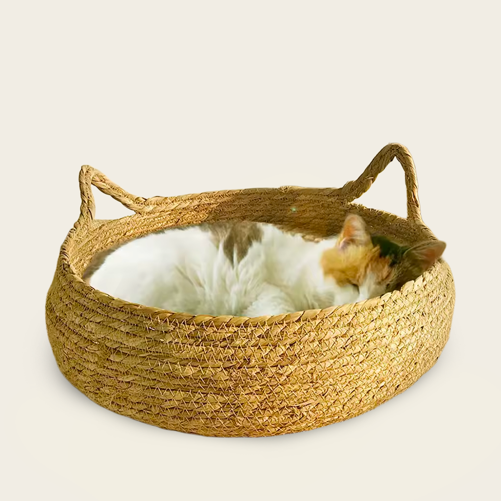 Panier pour Chat<br>en Osier