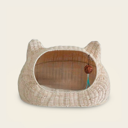 Panier en Osier en Forme <br>D’oreille de Chat