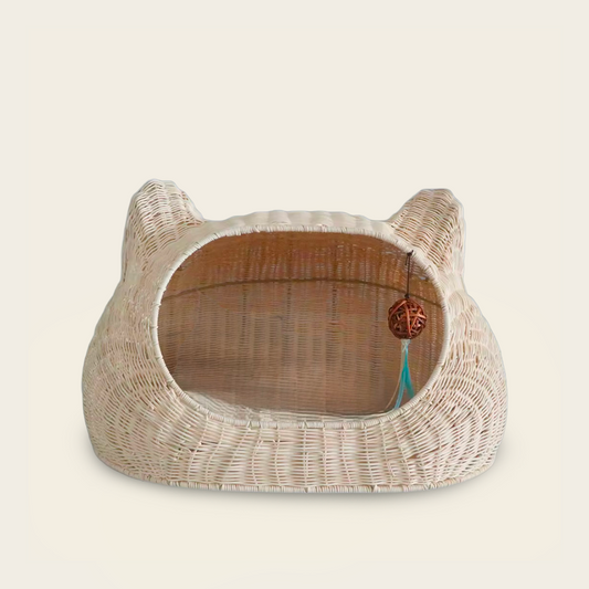 Panier en Osier en Forme <br>D’oreille de Chat