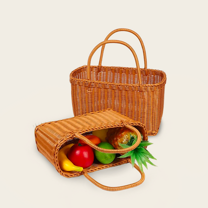 Panier à Courses<br>en Osier