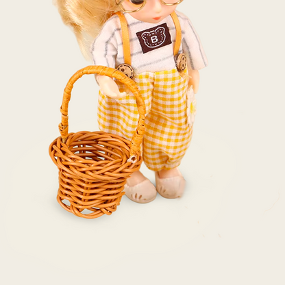 Panier pour Bébé<br>en Osier