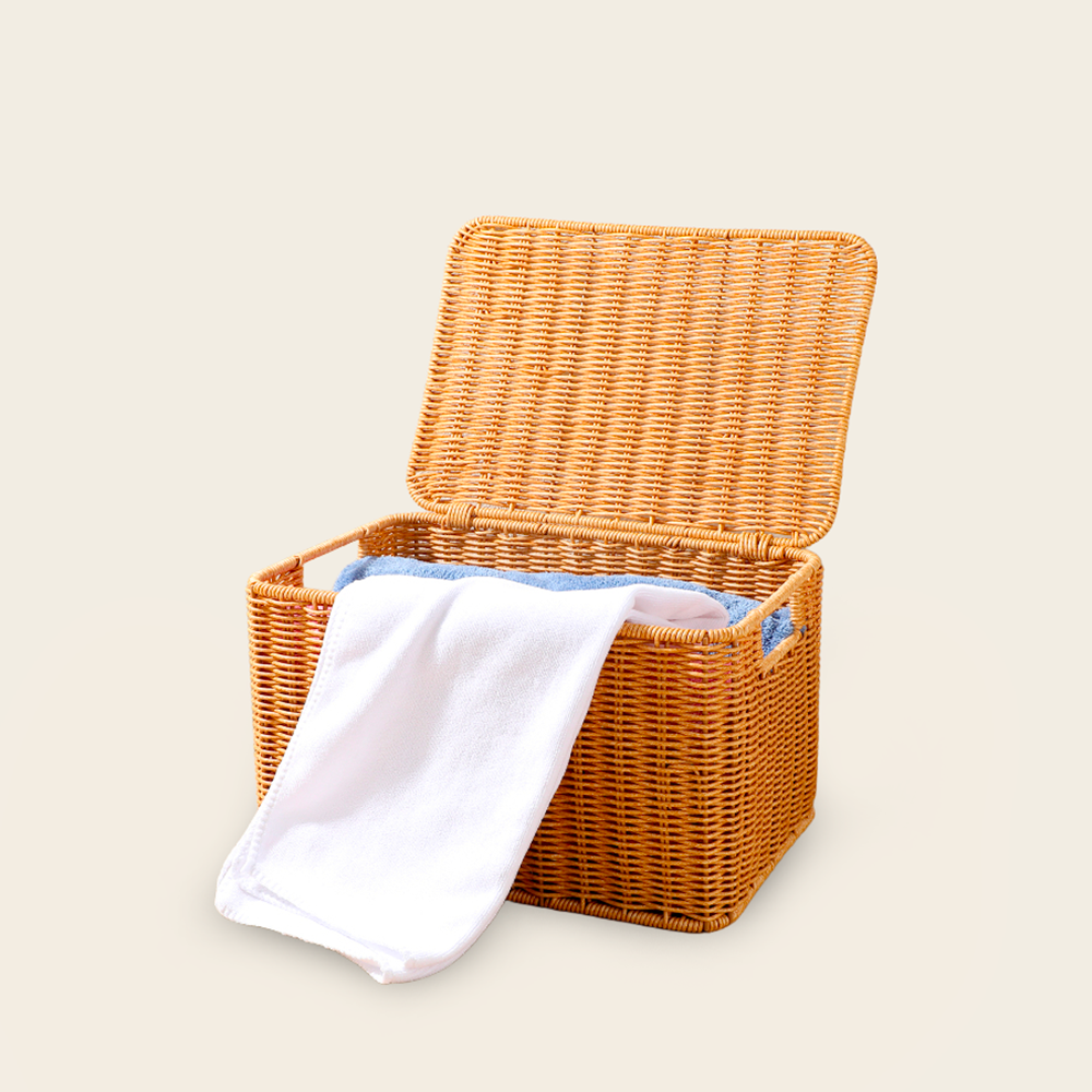 Panier en Osier<br>Fermé