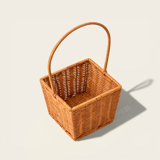 Petit Panier en Osier<br>Carré