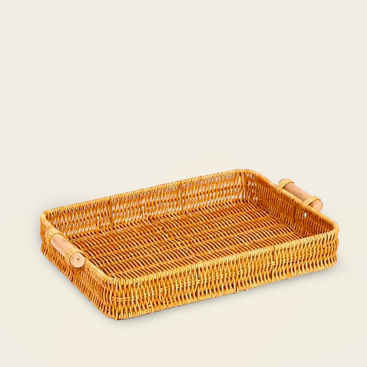 Panier en Osier<br>Plat