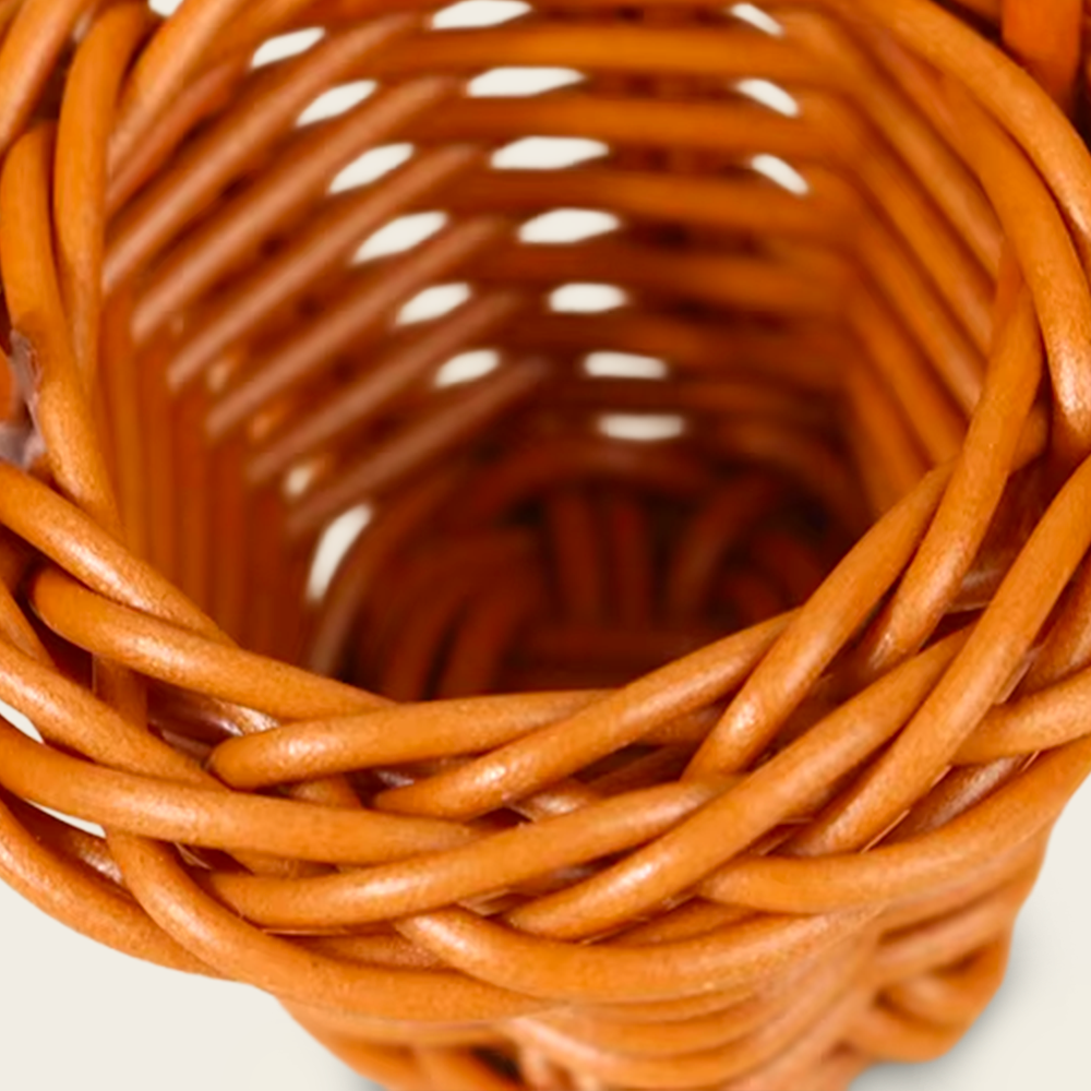 Panier pour Bébé<br>en Osier