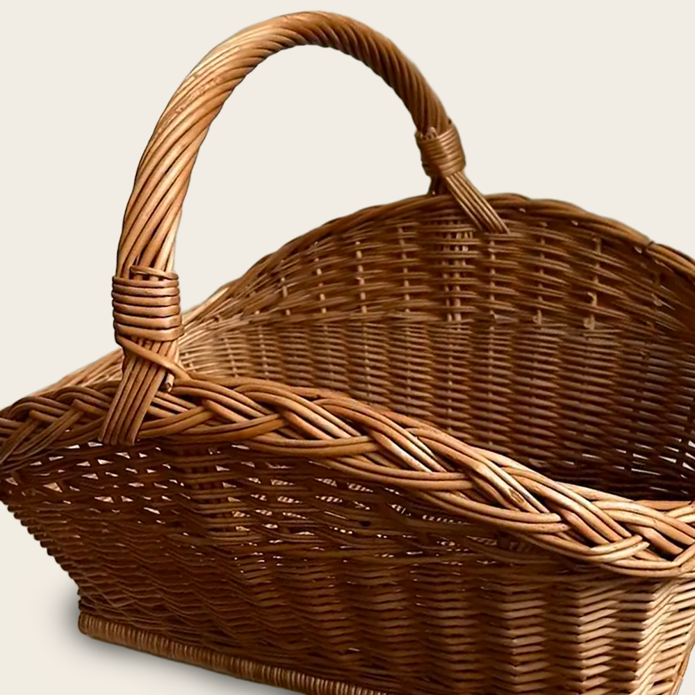 Panier à Bois<br>en Osier