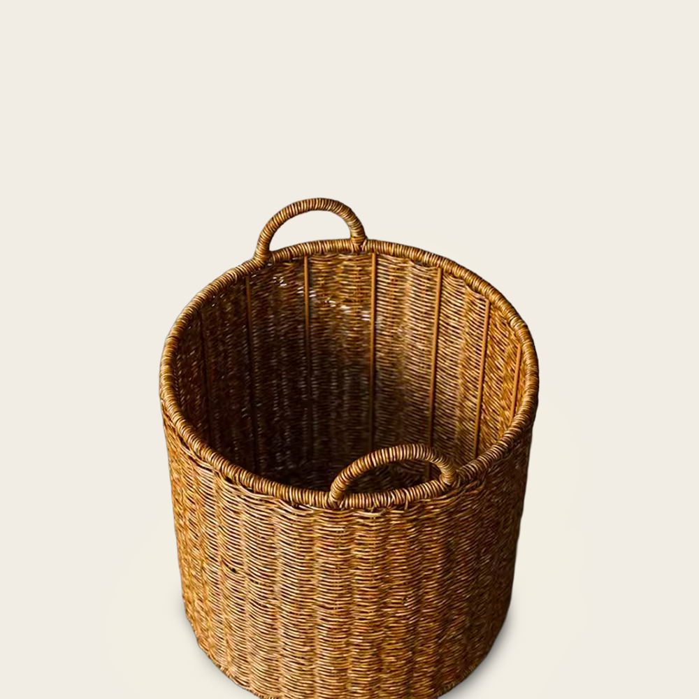 Panier en Osier<br>pour Bûches
