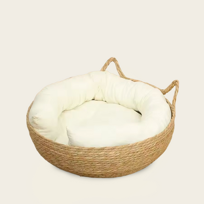 Panier en Osier<br>pour Chat à Petit Prix