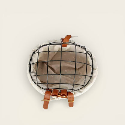 Panier de Vélo en Osier<br>pour Chien