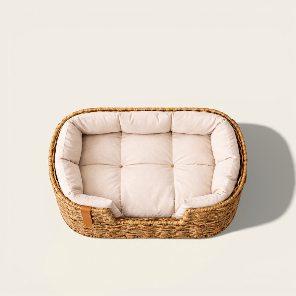 Panier pour Chien<br>Style Osier