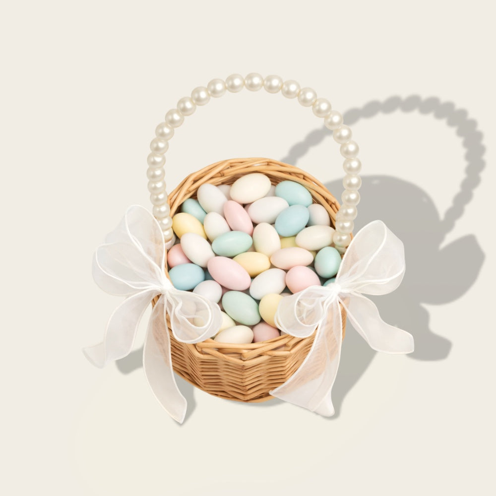 Petit Panier en Osier<br>pour Dragées