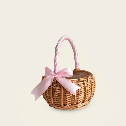 Panier en Osier<br>pour Mariage