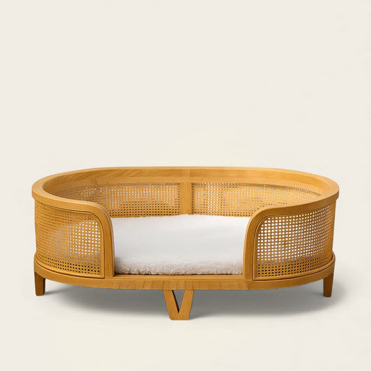 Panier en Osier<br>pour Petit Chien