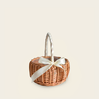 Panier en Osier<br>pour Mariage