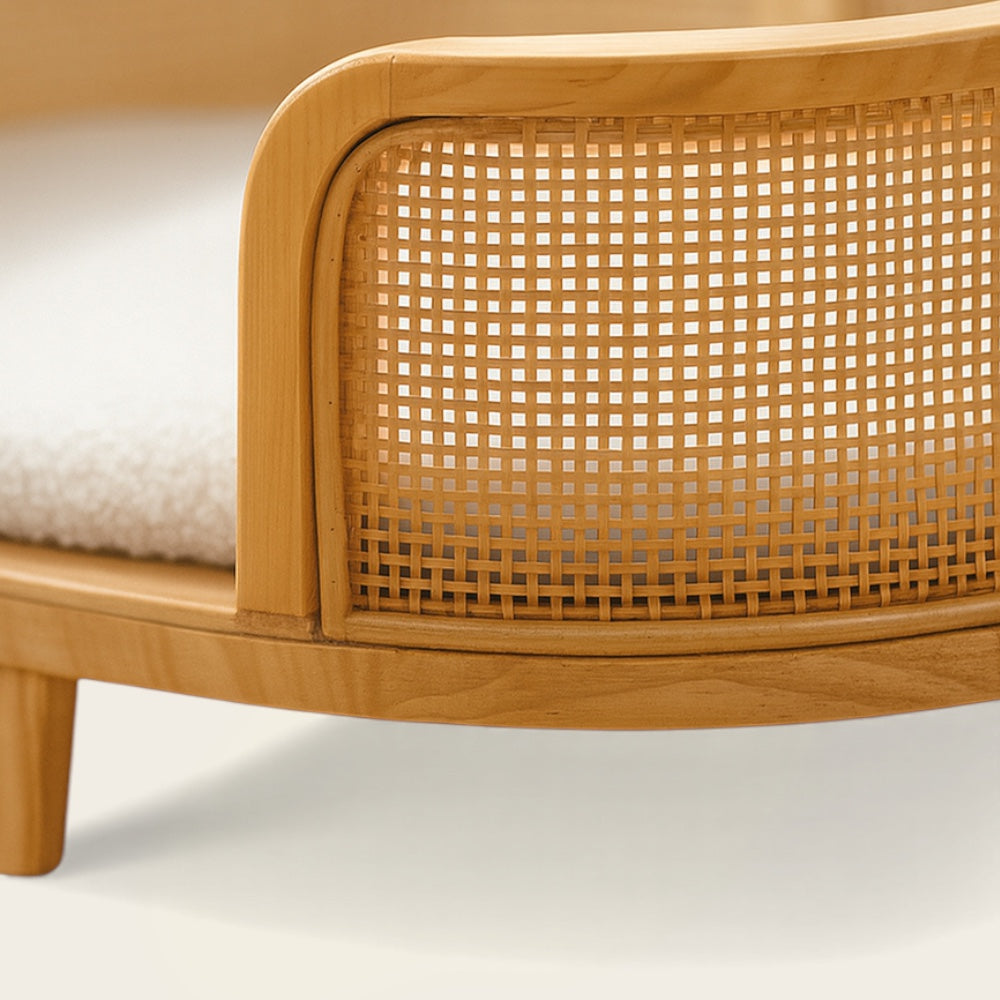 Panier en Osier<br>pour Petit Chien