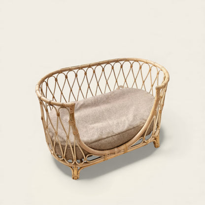 Panier en Osier<br>pour Chien XXL