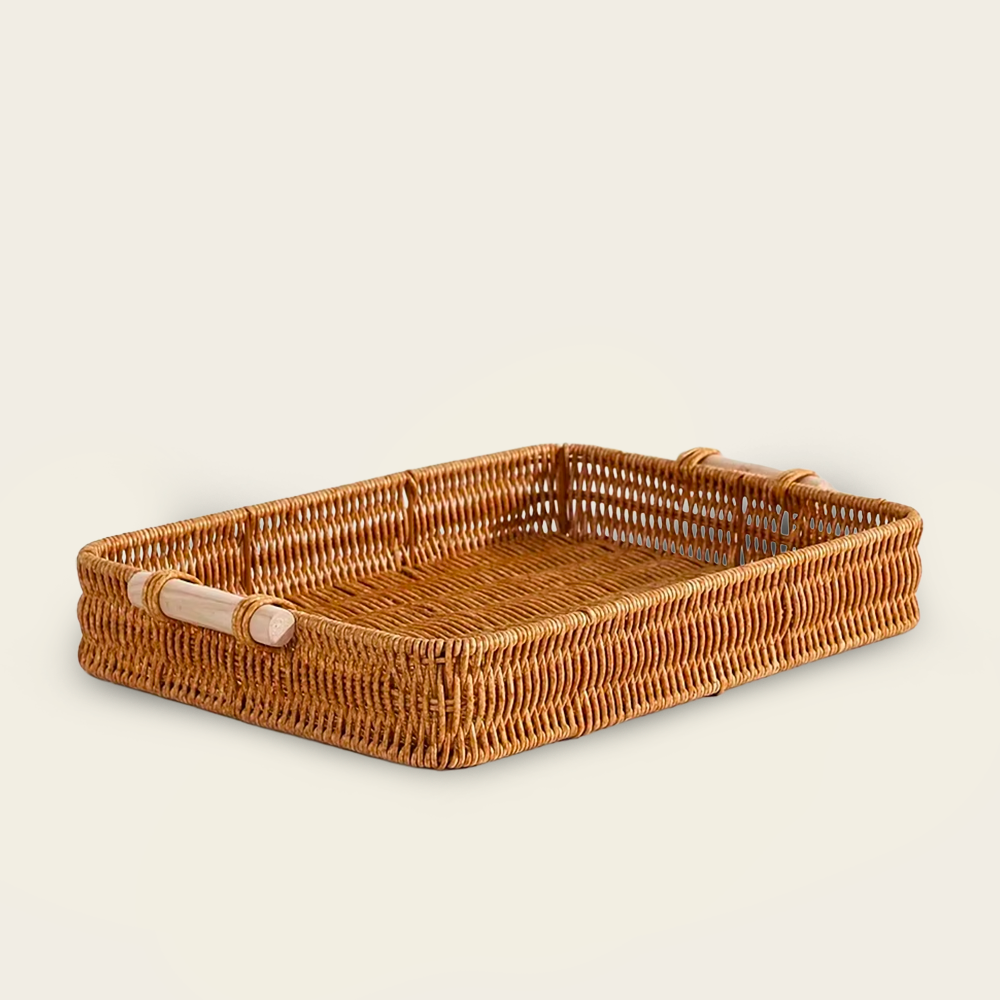 Panier en Osier<br>Plat