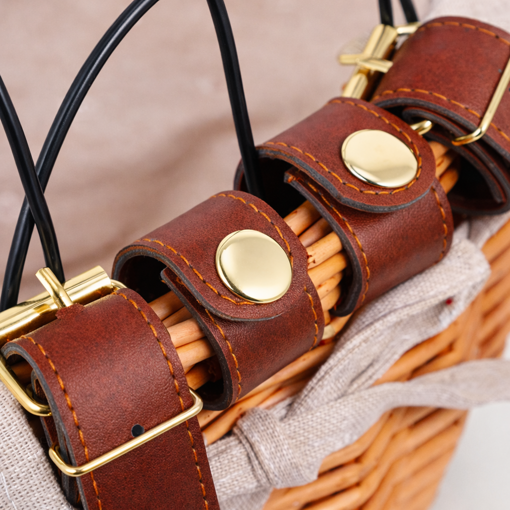 Panier de Vélo en Osier<br>pour Chien