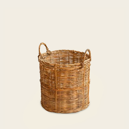 Panier en Osier<br>pour Plantes d'Extérieur