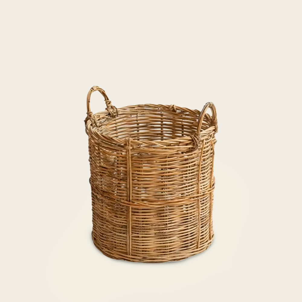 Panier en Osier<br>pour Plantes d'Extérieur