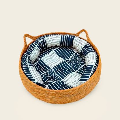 Panier pour Chat<br>en Osier