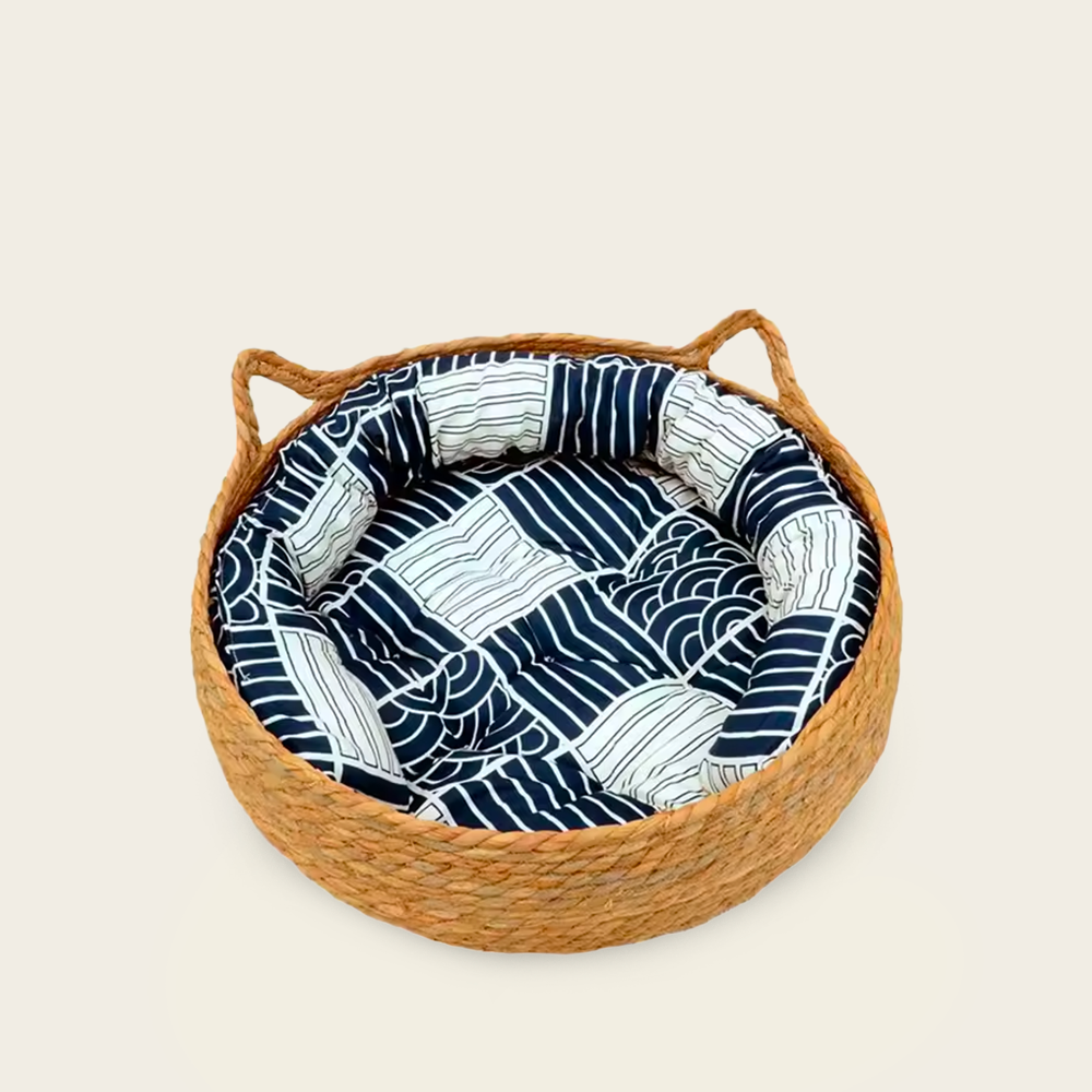 Panier pour Chat<br>en Osier