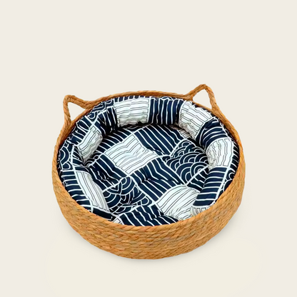 Panier pour Chat<br>en Osier