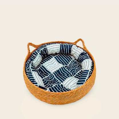 Panier pour Chat<br>en Osier