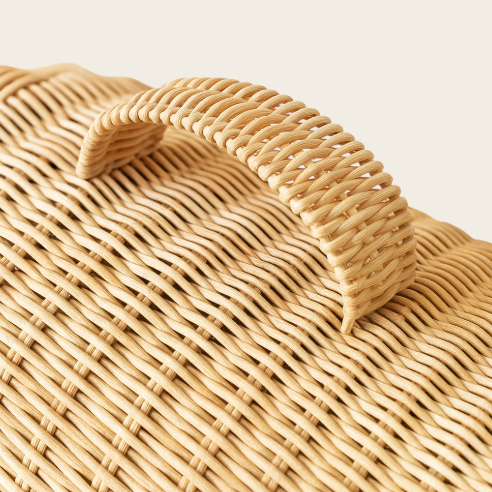 Panier à Pain en Osier<br>avec Couvercle