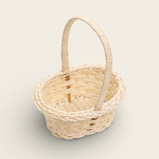 Petit Panier blanc<br>en Osier
