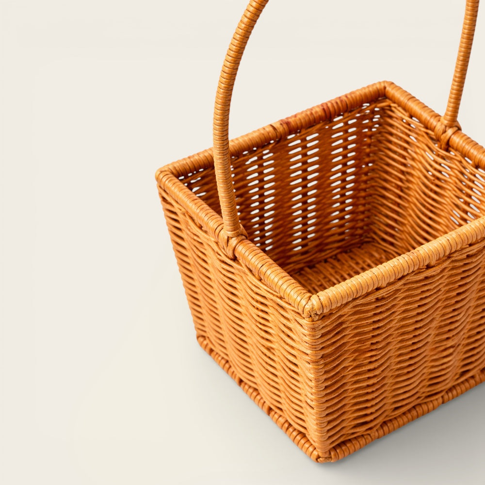 Petit Panier en Osier<br>Carré