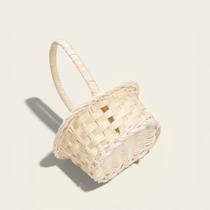 Petit Panier blanc<br>en Osier