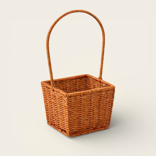 Petit Panier en Osier<br>Carré