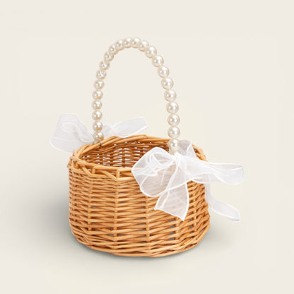 Petit Panier en Osier<br>pour Dragées