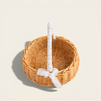 Petit Panier en Osier<br>pour Mariage