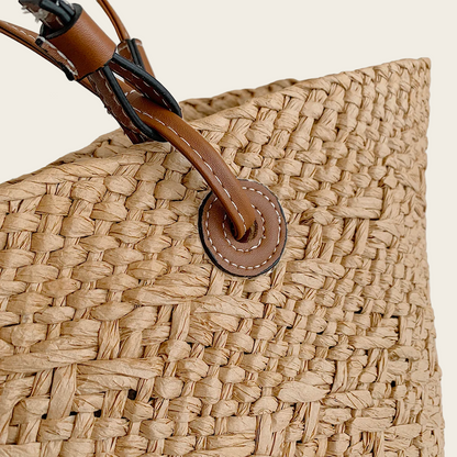 Panier de Plage<br>en Osier