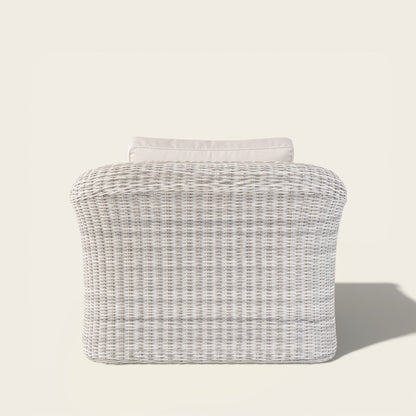 Fauteuil de Club<br>en Osier