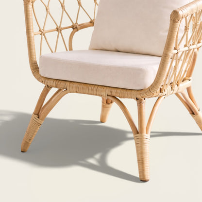 Fauteuil en Osier<br>pour Extérieur